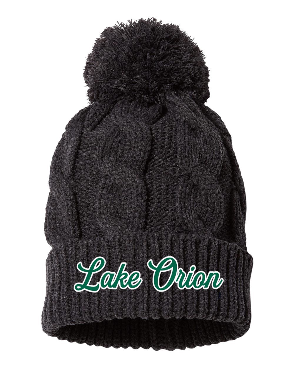 Lake Orion Chunk Twist Knit Beanie With Cuff