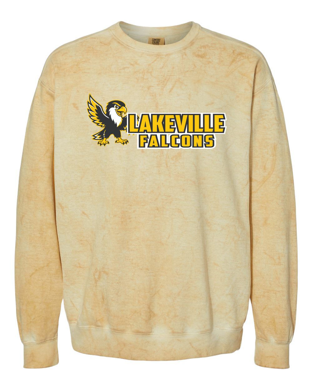 Lakeville Cartoon Falcons Colorblast Crewneck Sweatshirt
