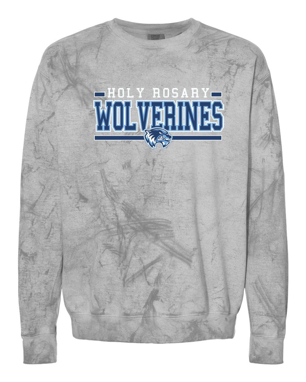 Holy Rosary Colorblast Crewneck Sweatshirt