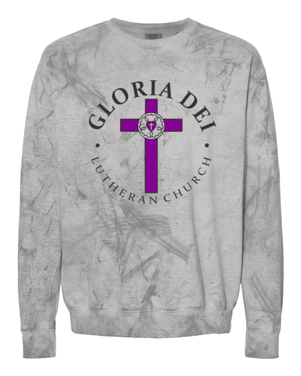 Gloria Dei Lutheran Church Colorblast Crewneck Sweatshirt