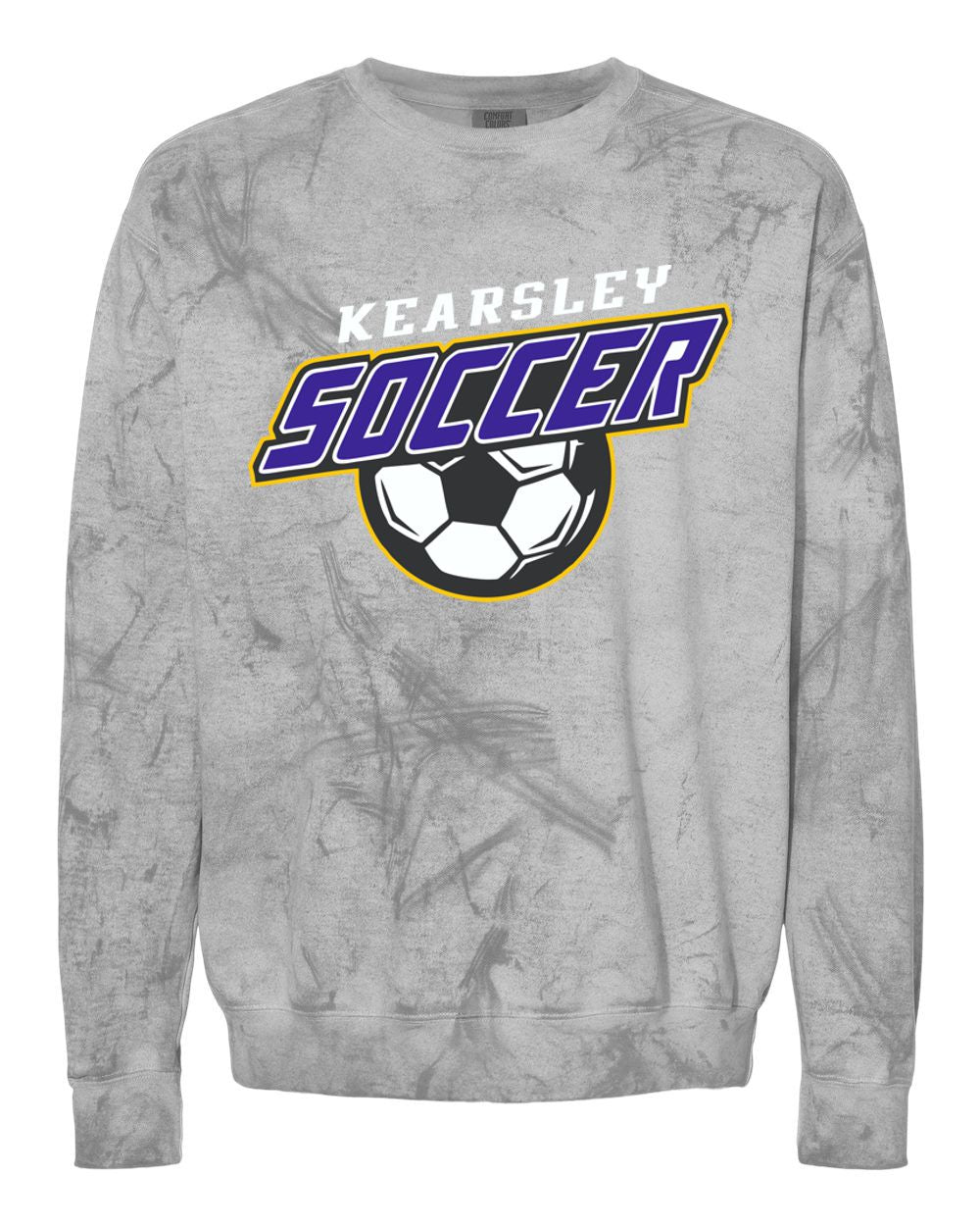 Kearsley Soccer Colorblast Crewneck Sweatshirt