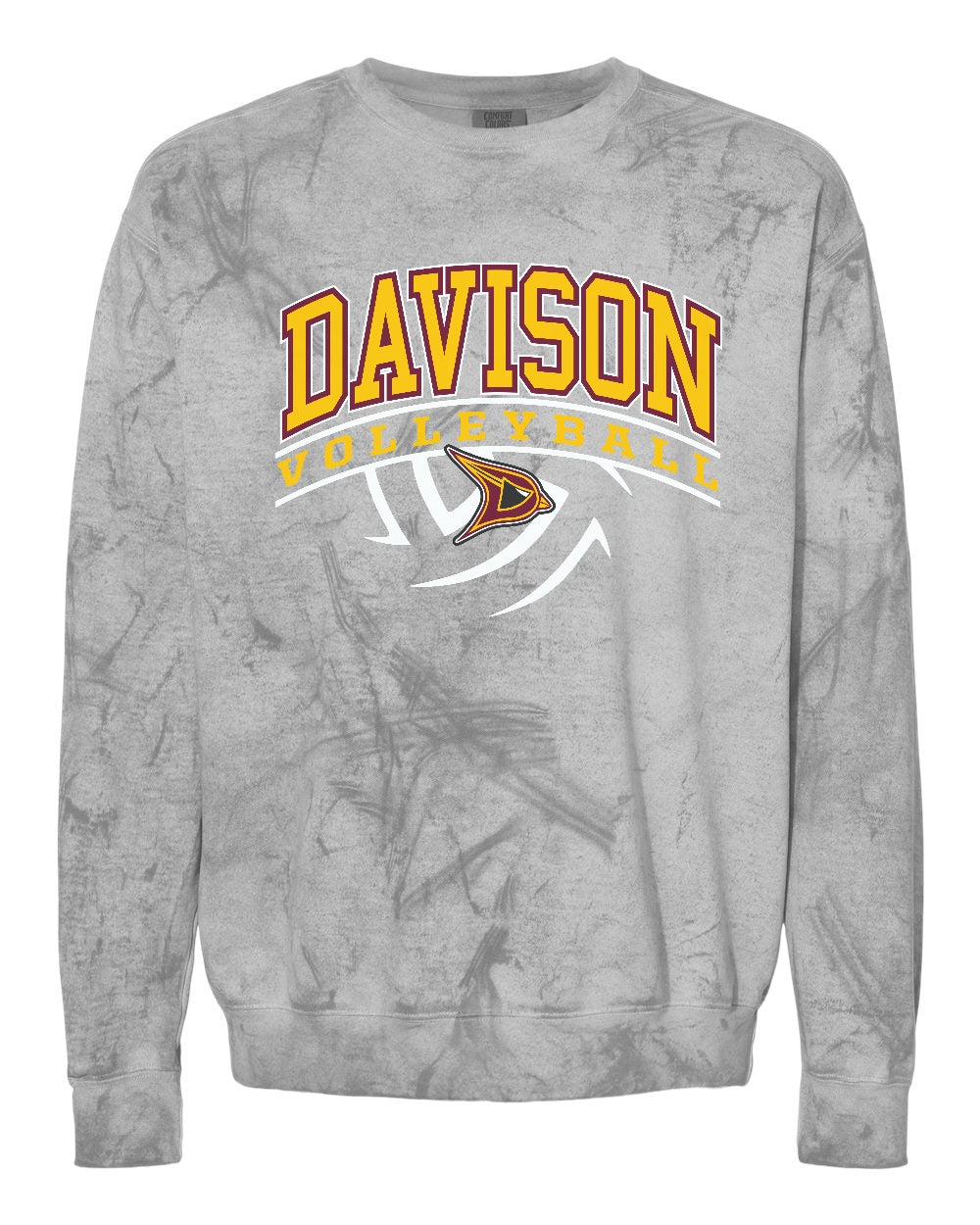 Davison Volleyball Colorblast Crewneck Sweatshirt