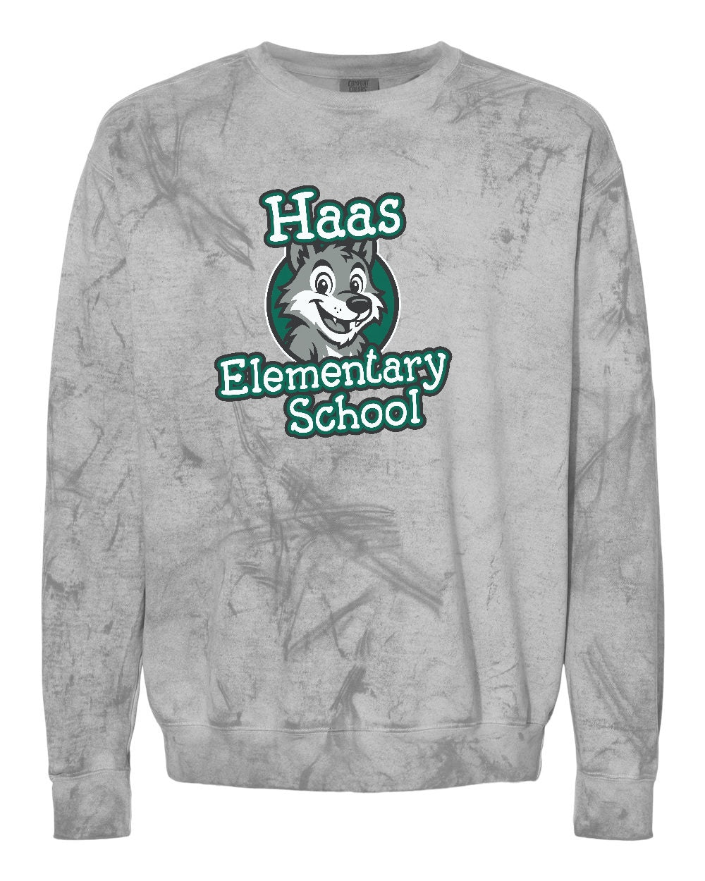 Haas Elementary Colorblast Crewneck Sweatshirt
