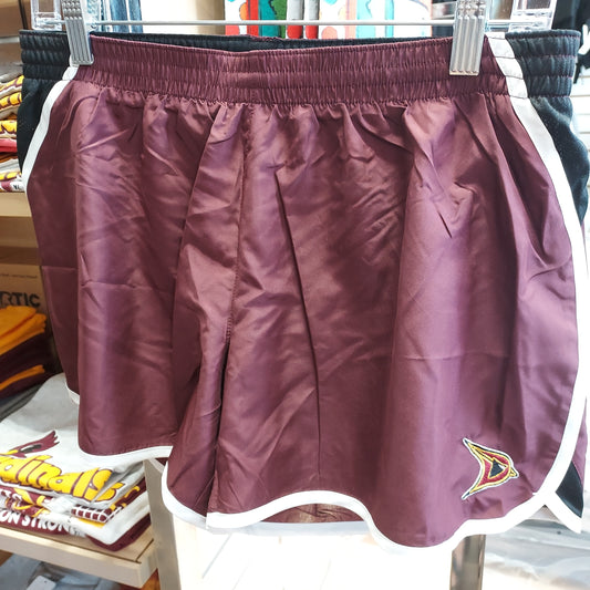 Ladies Maroon Sport Short