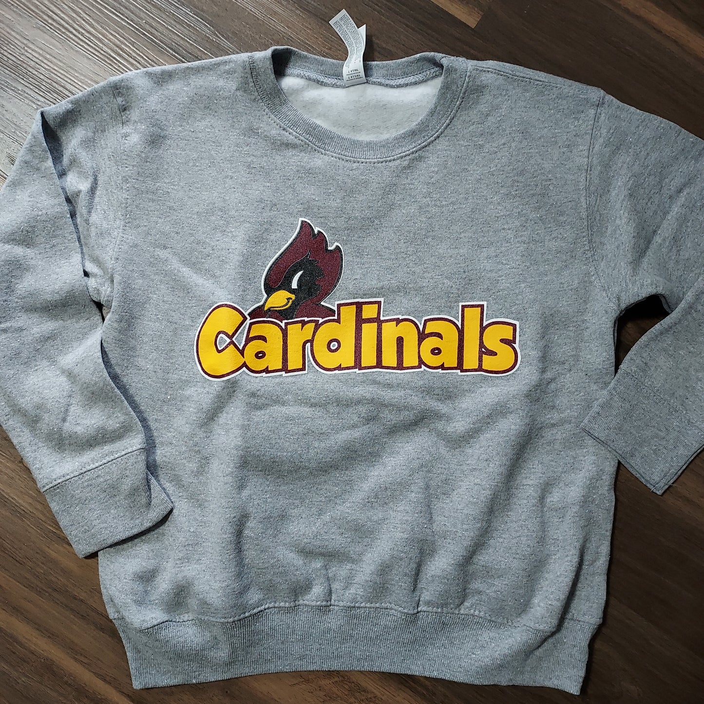 Cartoon Cardinal Crew Sweatshirts