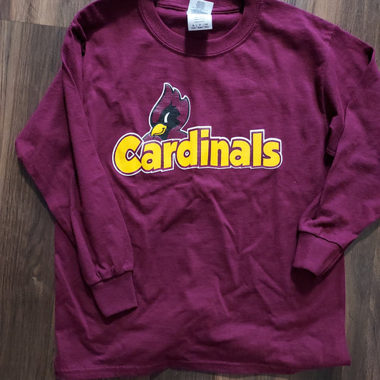 Cartoon Cardinal Long Sleeve