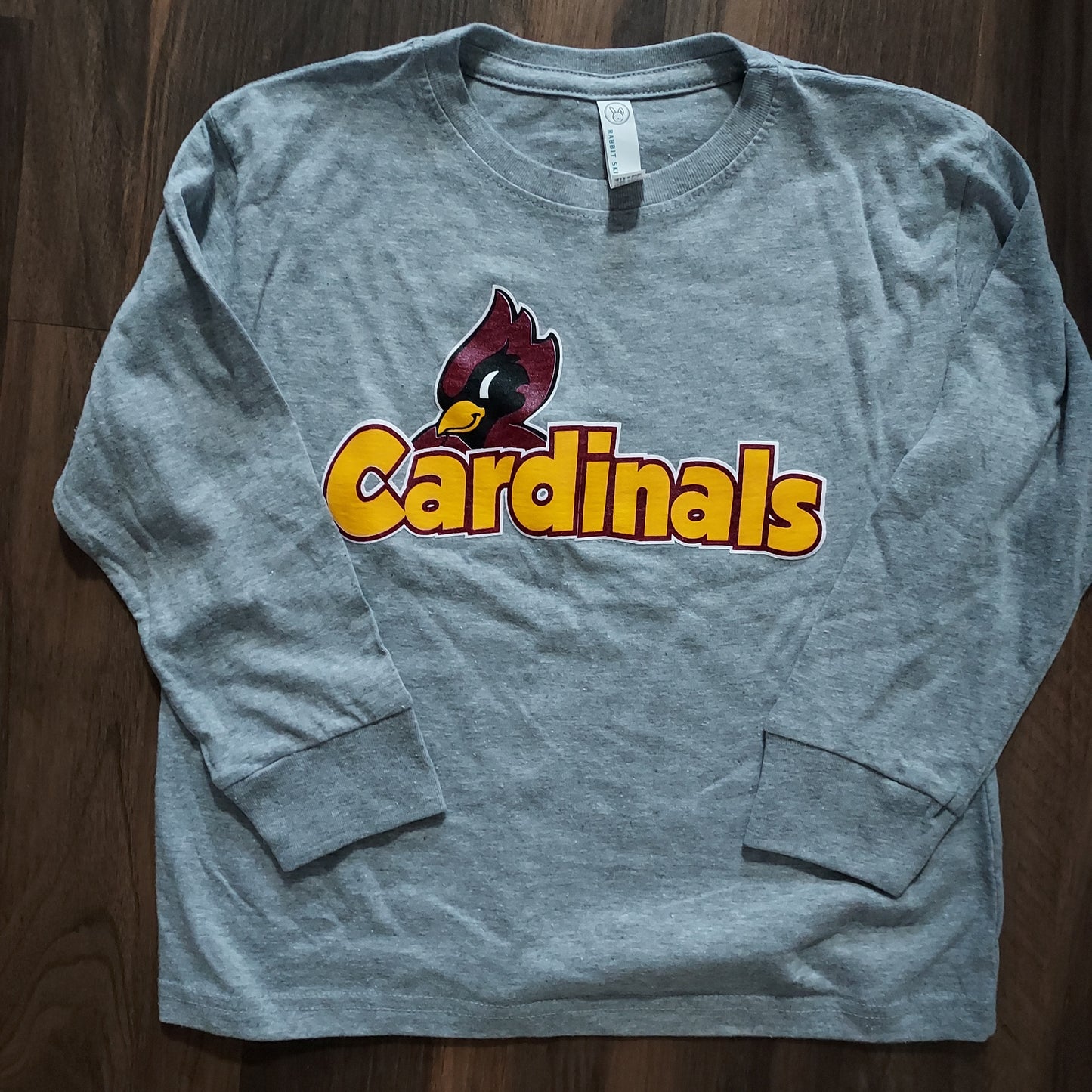 Cartoon Cardinal Toddler Long Sleeve