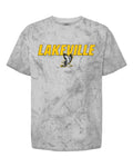 Lakeville Italic Over Logo Colorblast Heavyweight T-Shirt