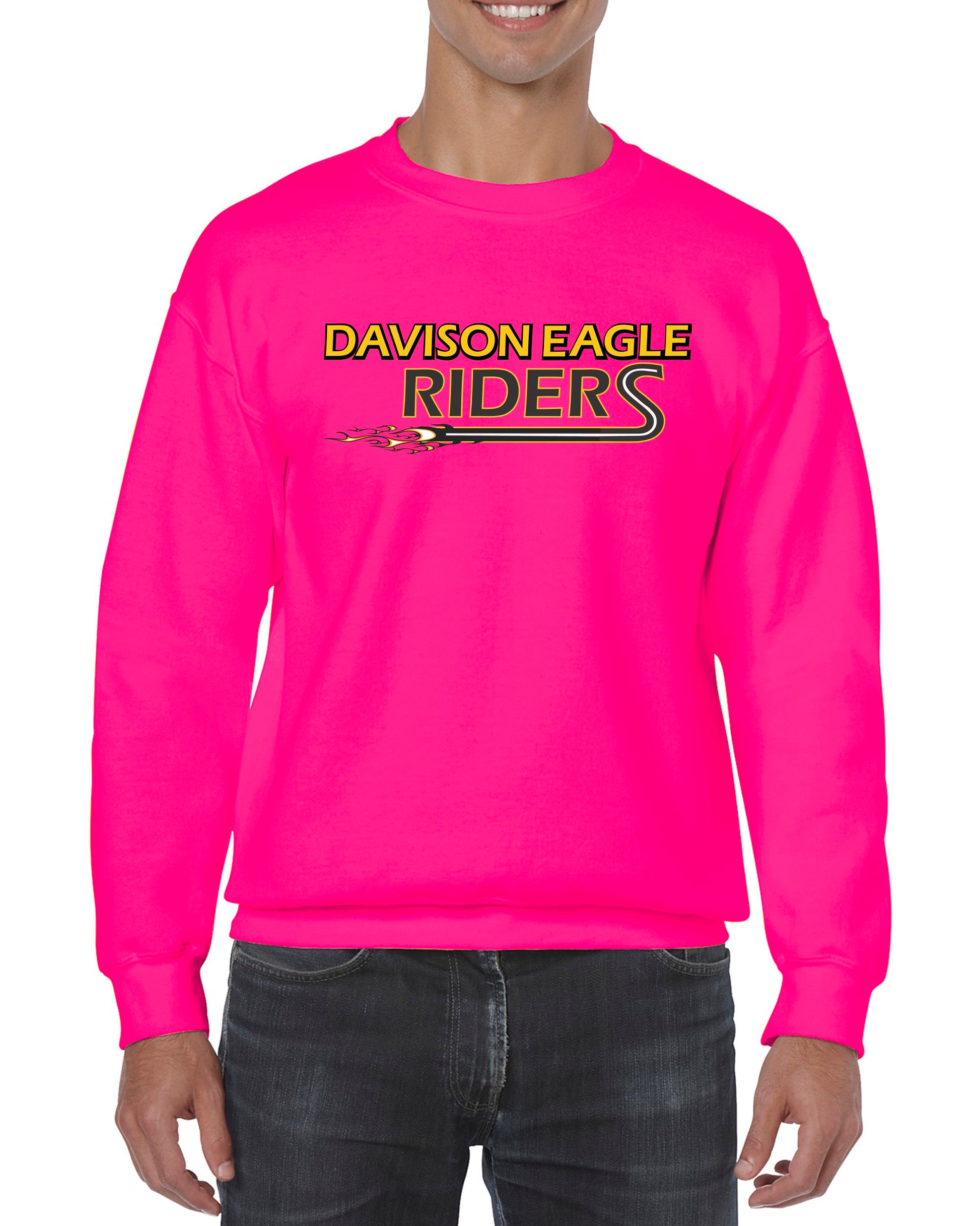 Davison Eagle Riders Basic Crew Sweatshirt