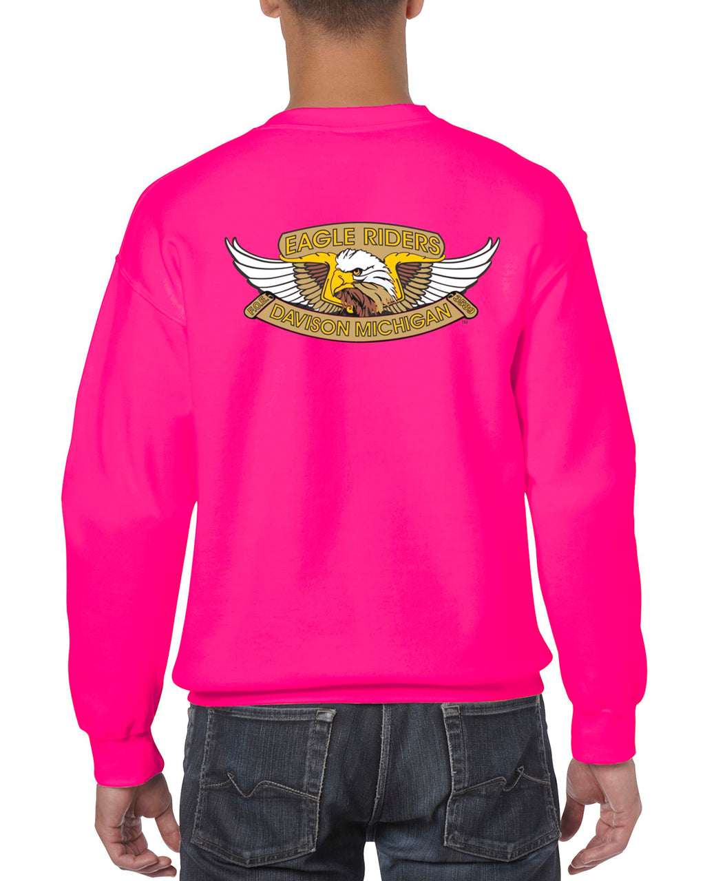 Davison Eagle Riders Basic Crew Sweatshirt