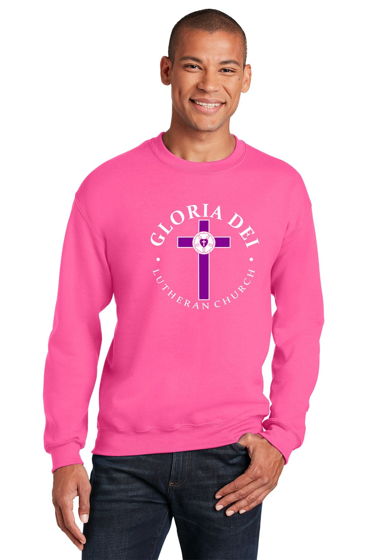 Gloria Dei Lutheran Church Basic Crew Sweatshirt