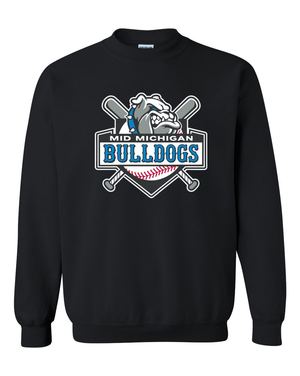 Mid Michigan Bulldogs Basic Crew Sweatshirt