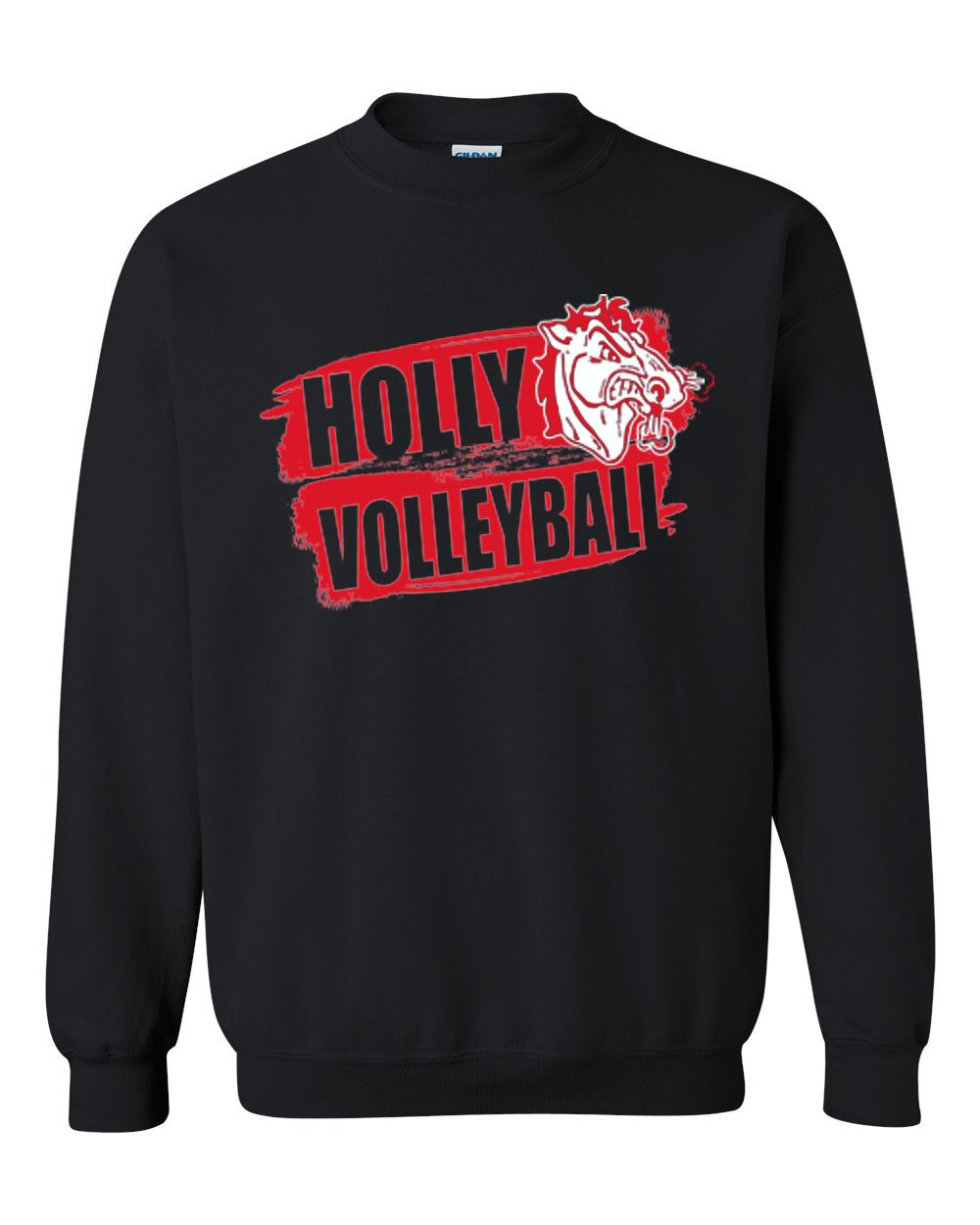 Holly Volleyball Basic Crew Sweatshirt