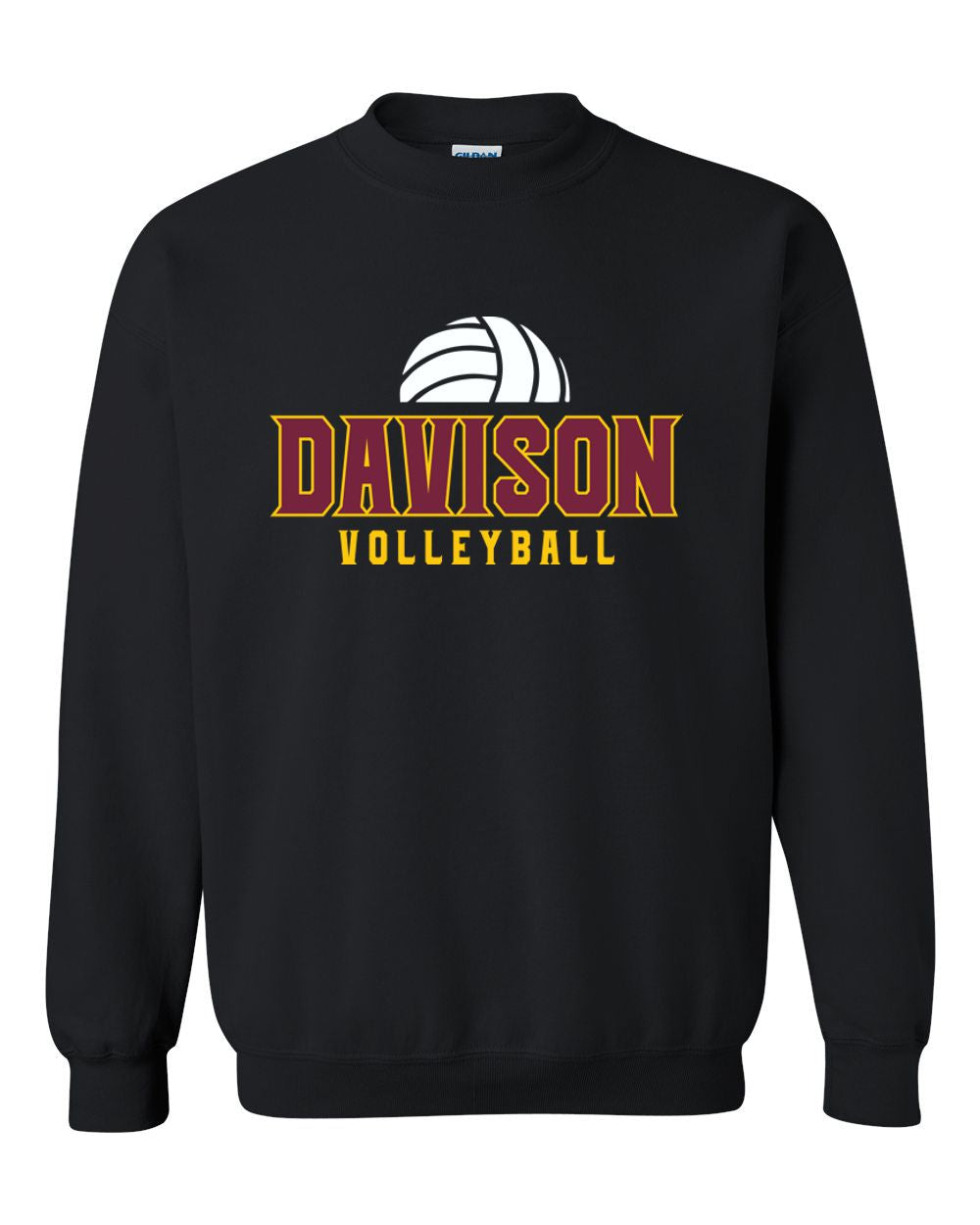 Davison Volleyball Basic Crew Sweatshirt