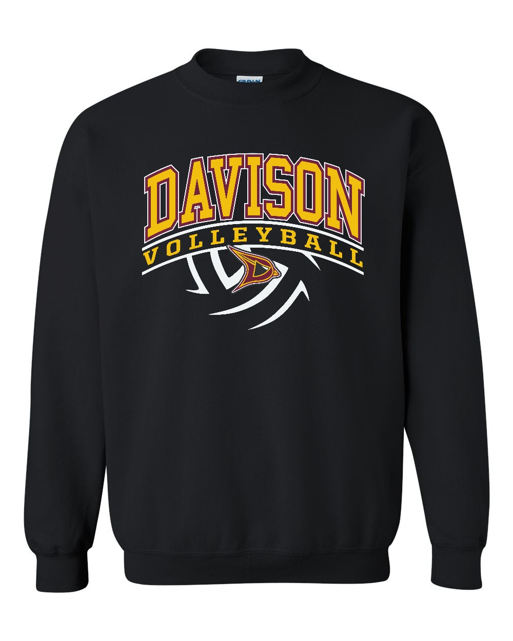 Davison Volleyball Basic Crew Sweatshirt