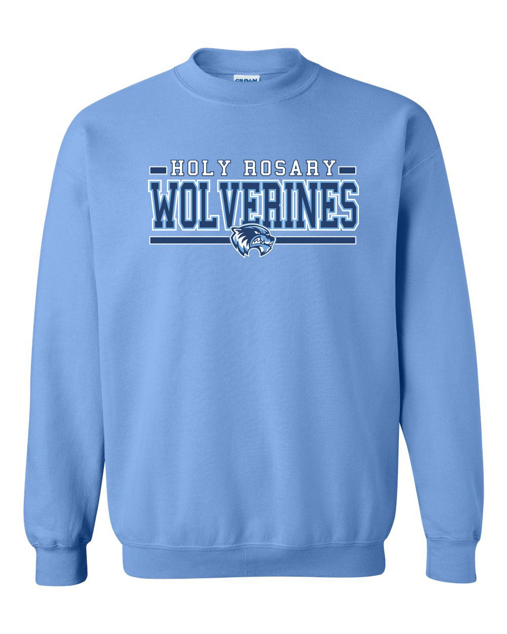 Holy Rosary Basic Crew Sweatshirt
