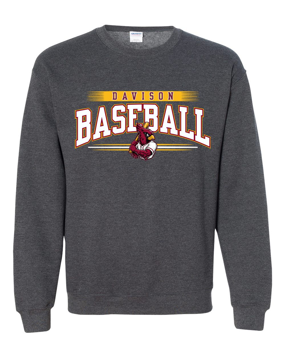 Davison Baseball Club Basic Crew Sweatshirt
