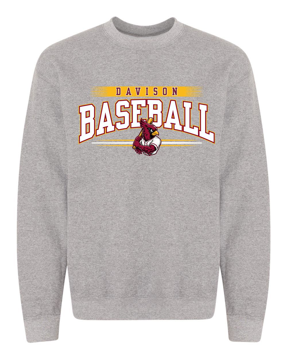 Davison Baseball Club Basic Crew Sweatshirt