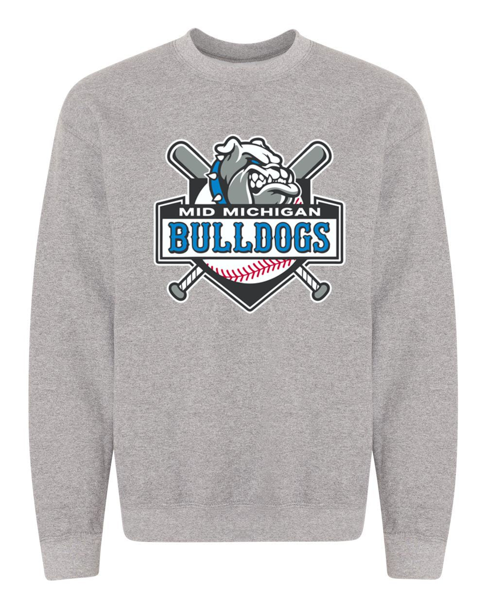 Mid Michigan Bulldogs Basic Crew Sweatshirt