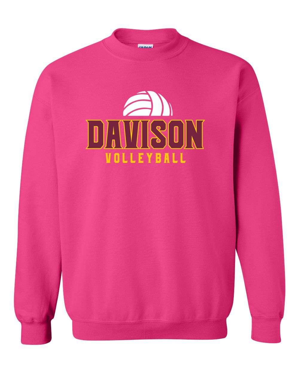 Davison Volleyball Basic Crew Sweatshirt