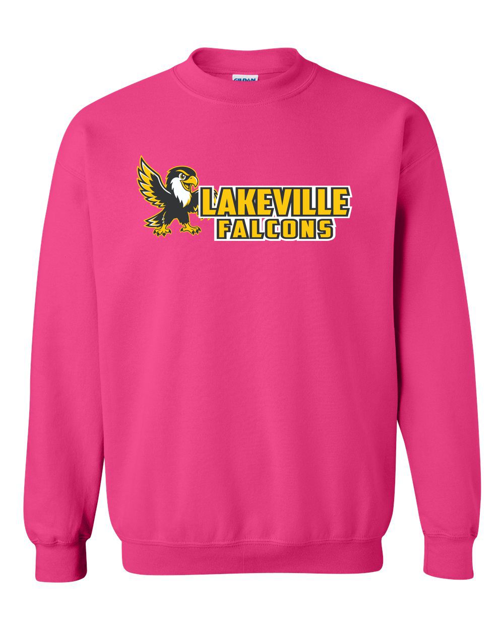 Lakeville Cartoon Falcons Basic Crew Sweatshirt