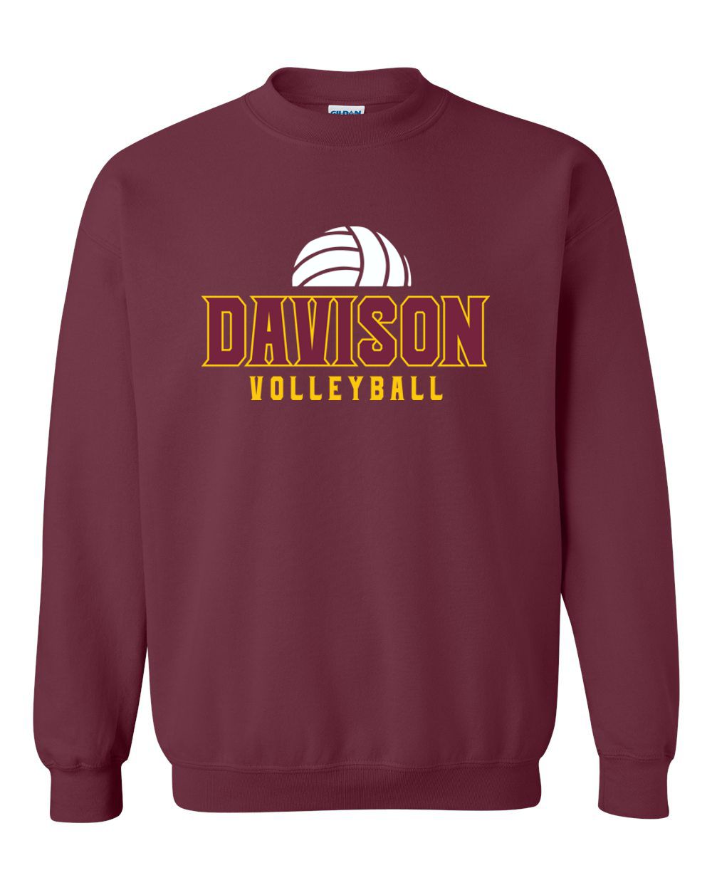 Davison Volleyball Basic Crew Sweatshirt