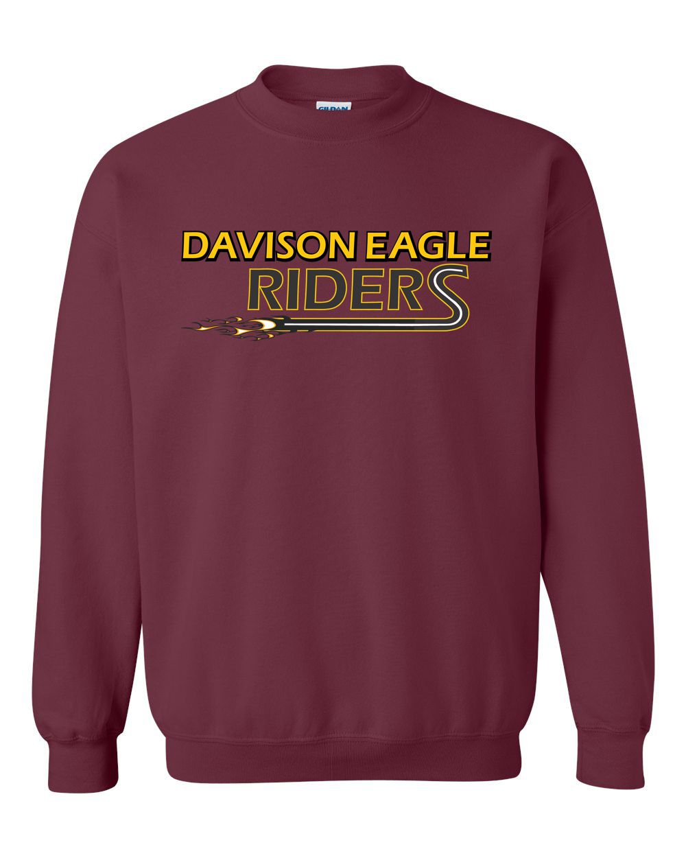 Davison Eagle Riders Basic Crew Sweatshirt