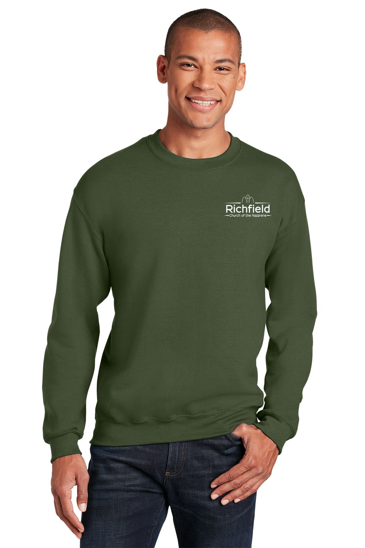 Richfield Church of the Nazarene Embroidered Crew Sweatshirt