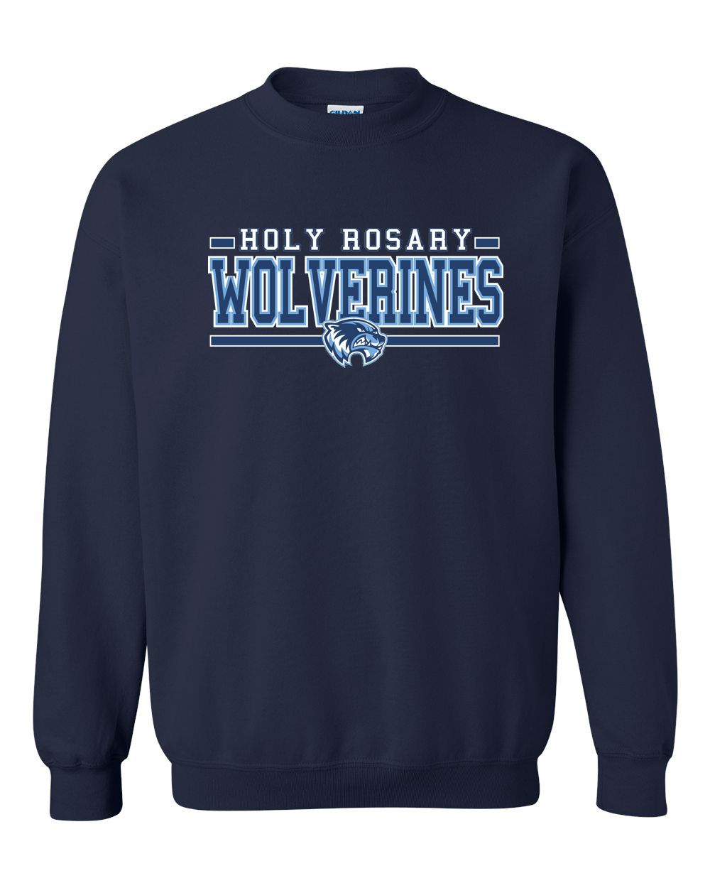 Holy Rosary Basic Crew Sweatshirt