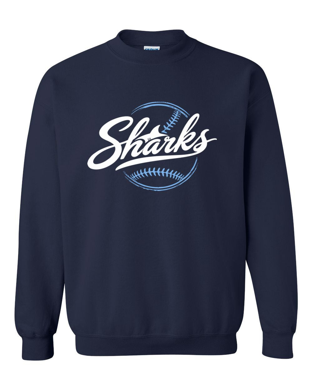 Sharks Softball Basic Crew Sweatshirt