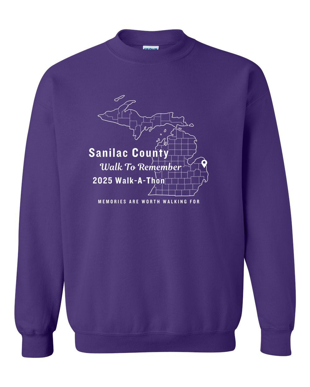 A Walk To Remember Participants Basic Crew Sweatshirt