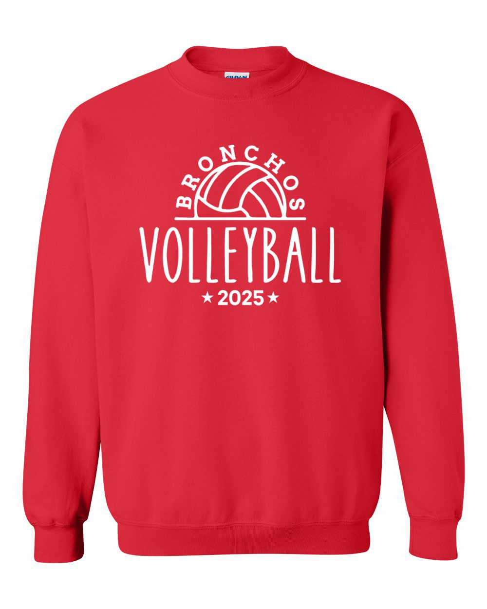Holly Volleyball Basic Crew Sweatshirt