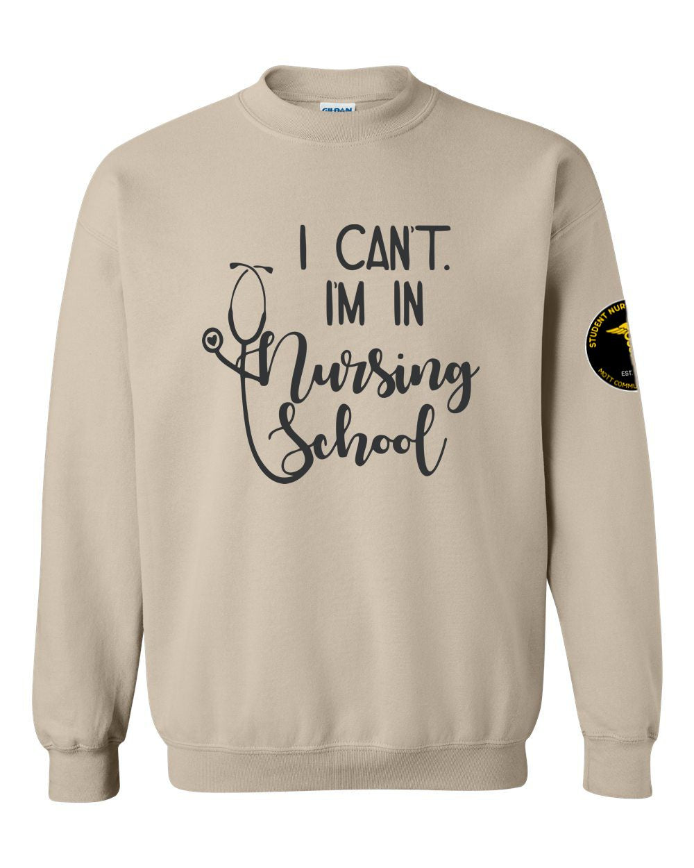 Mott CC Nursing Basic Crew - I Can't I'm In Nursing School