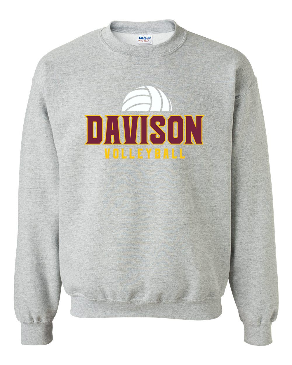 Davison Volleyball Basic Crew Sweatshirt