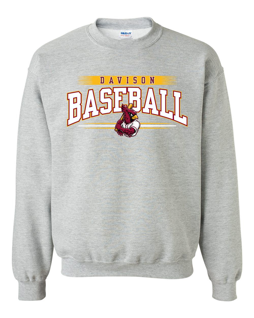 Davison Baseball Club Basic Crew Sweatshirt
