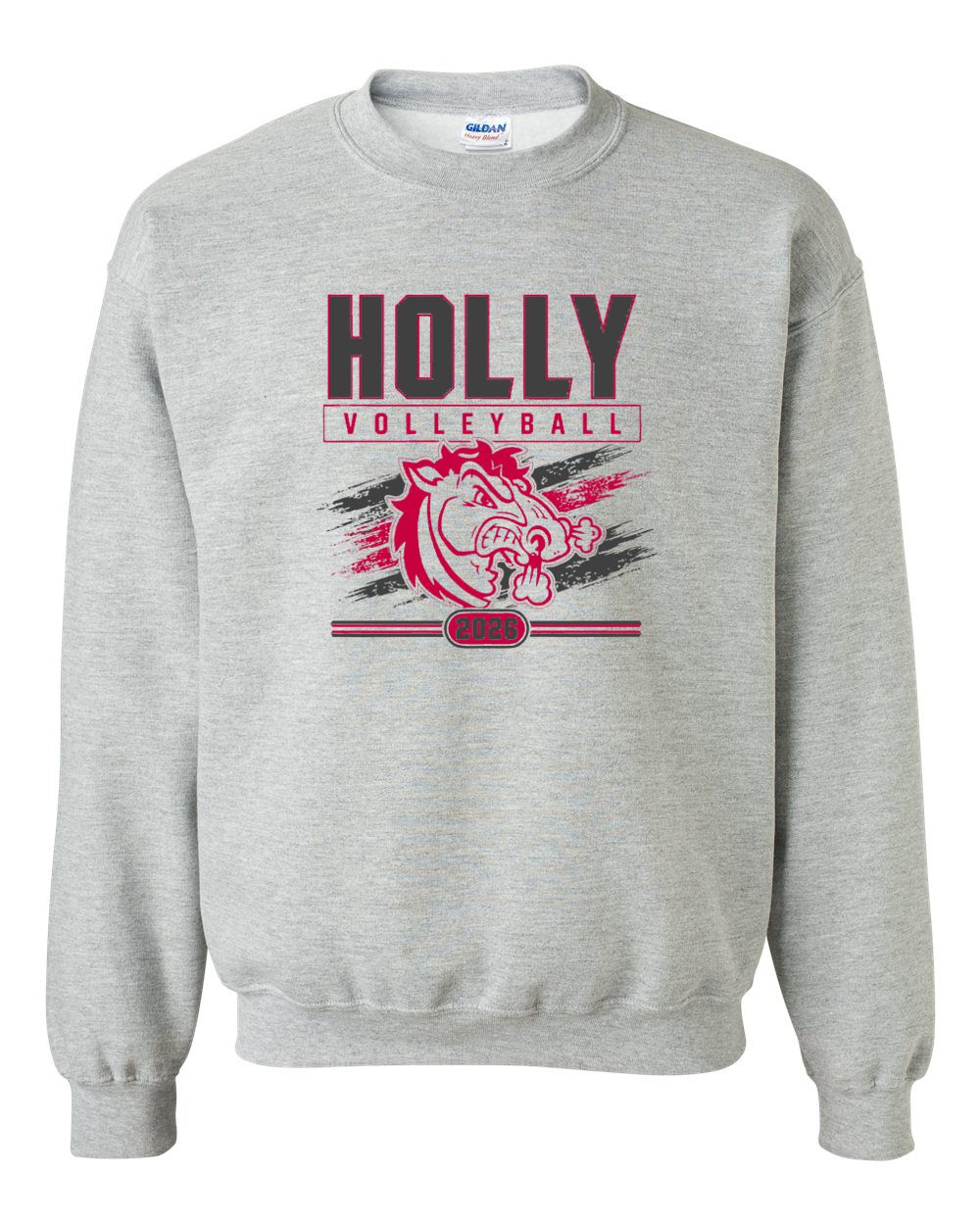 Holly Volleyball Basic Crew Sweatshirt