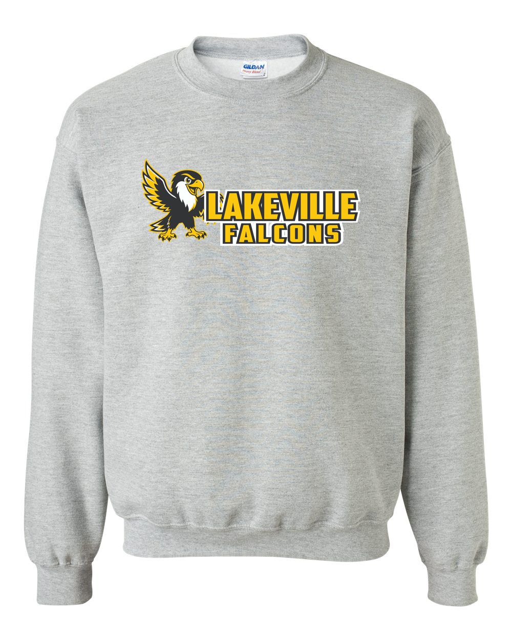 Lakeville Cartoon Falcons Basic Crew Sweatshirt