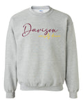 Davison Dance Embroidered Crew Sweatshirt