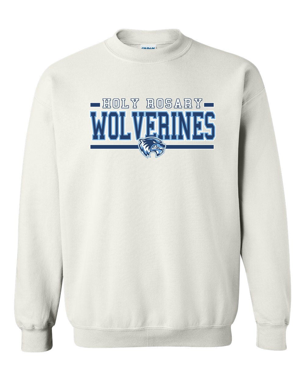 Holy Rosary Basic Crew Sweatshirt