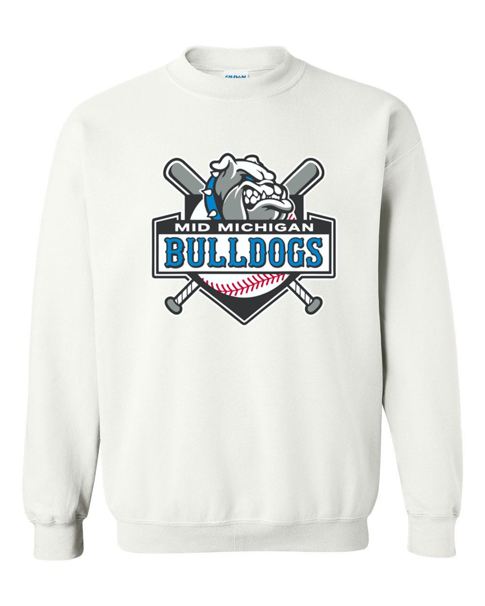 Mid Michigan Bulldogs Basic Crew Sweatshirt