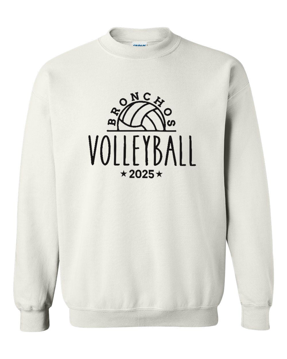 Holly Volleyball Basic Crew Sweatshirt