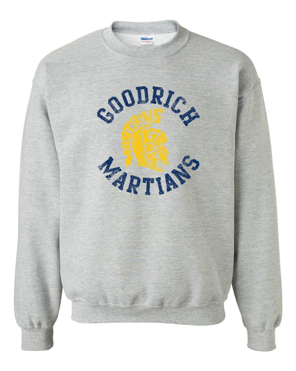 Goodrich Martians Distressed Basic Crew Sweatshirt - GRPTO