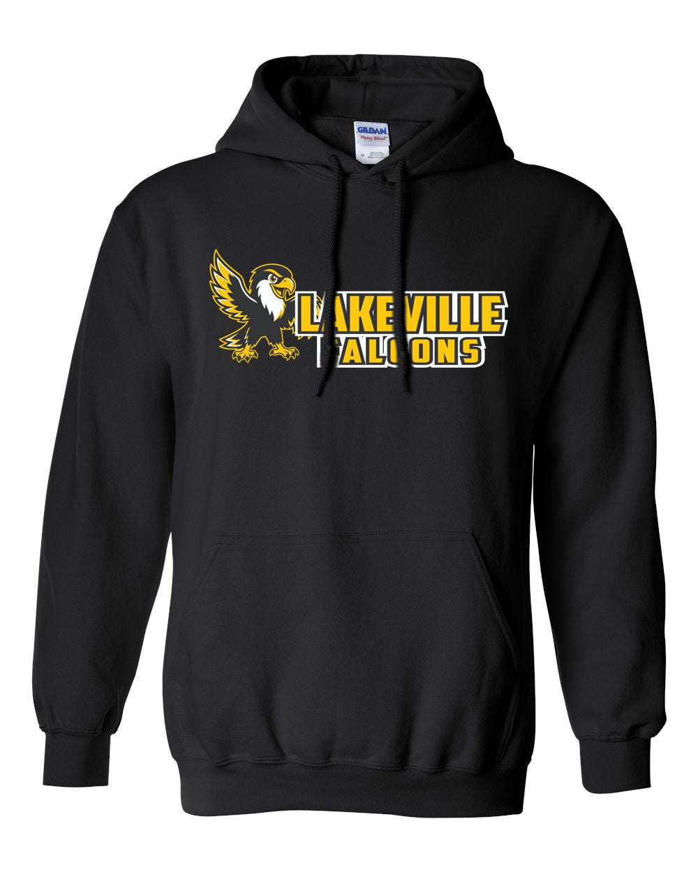Lakeville Cartoon Falcons Basic Hooded Sweatshirt