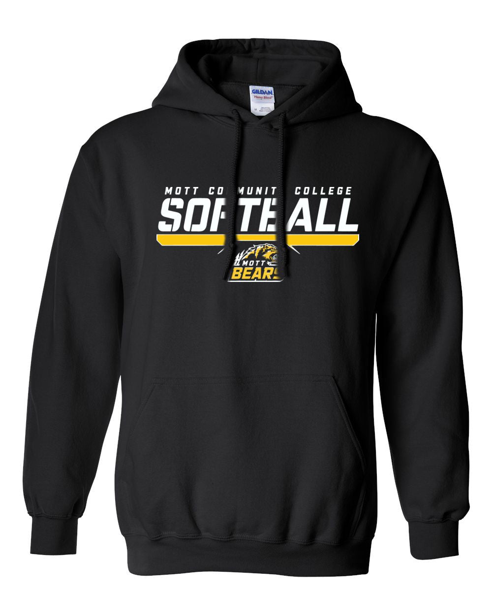 Mott CC Softball Basic Hooded Sweatshirt