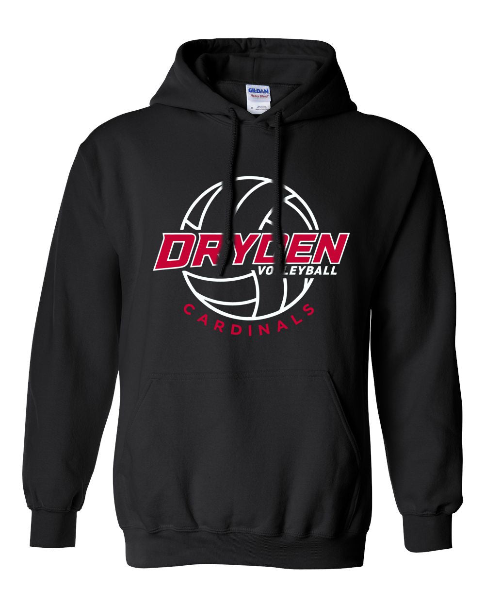 Dryden Volleyball Basic Hooded Sweatshirt