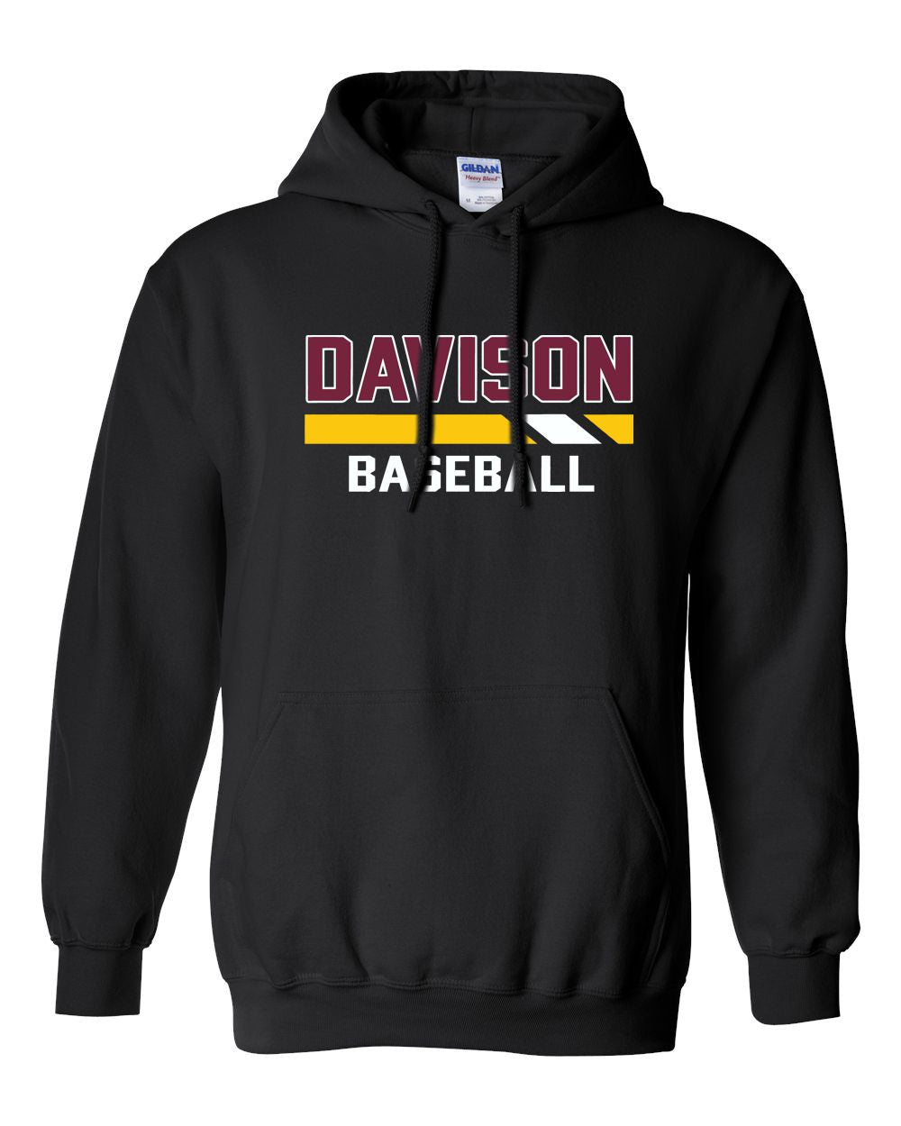 Davison Baseball Basic Hooded Sweatshirt