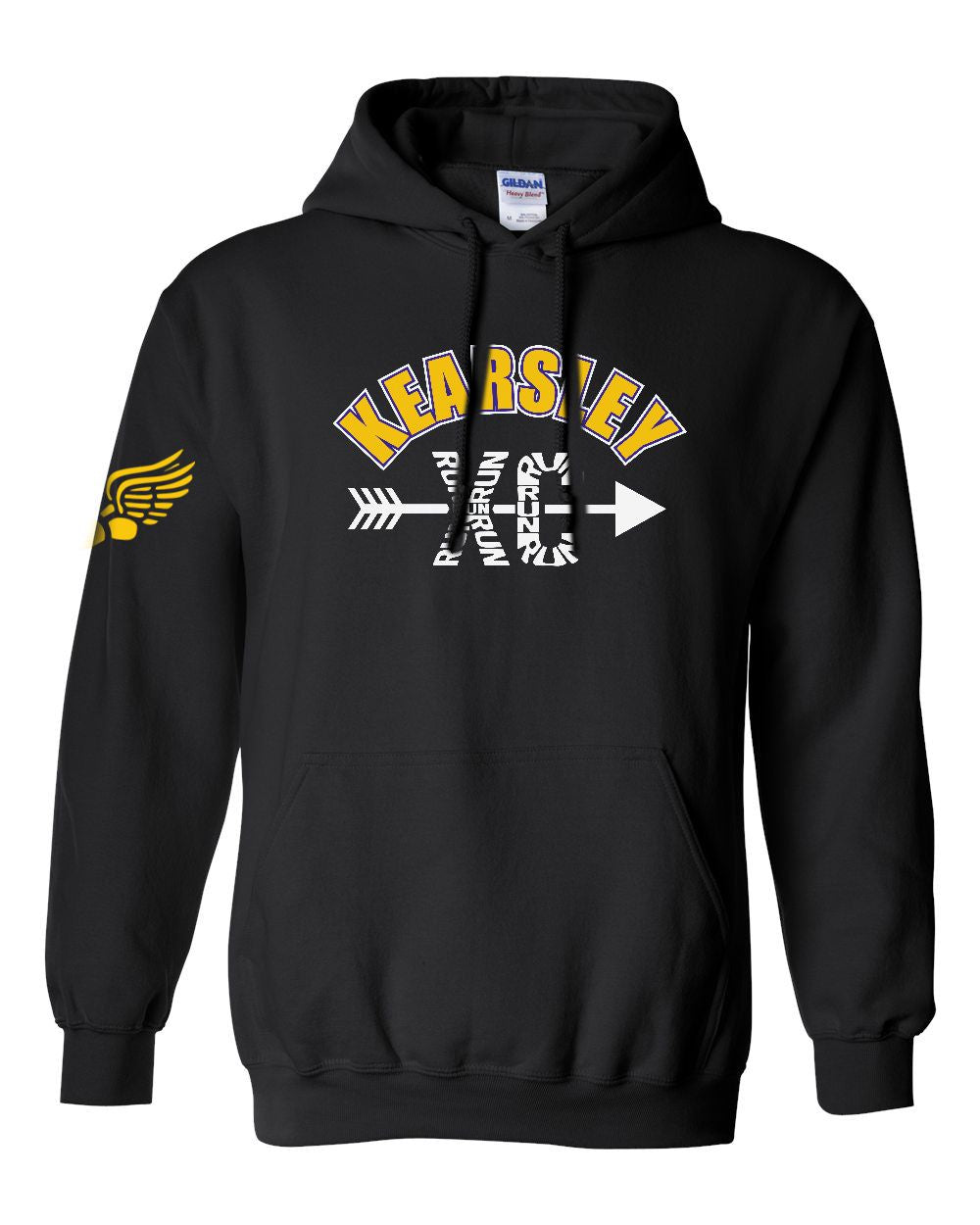 Kearsley Cross Country Basic Hooded Sweatshirt