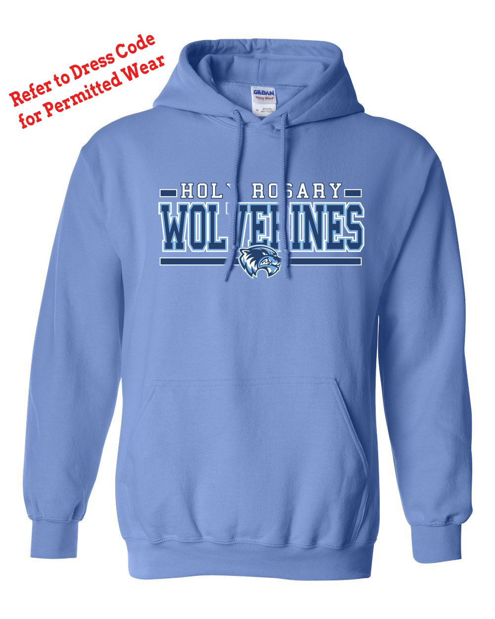 Holy Rosary Basic Hooded Sweatshirt