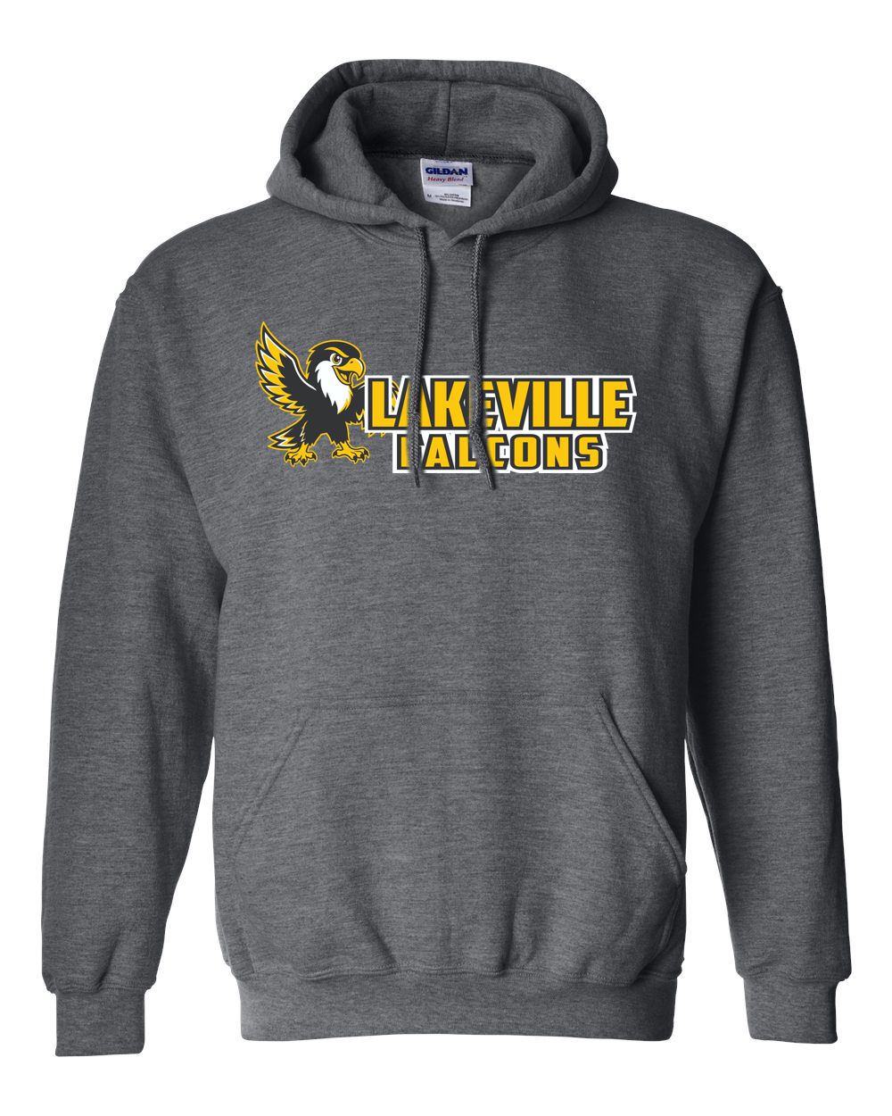 Lakeville Cartoon Falcons Basic Hooded Sweatshirt