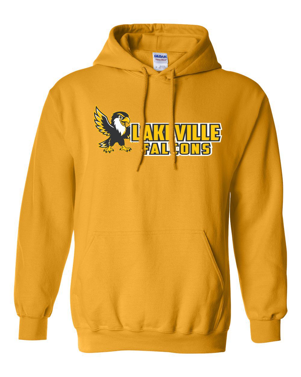 Lakeville Cartoon Falcons Basic Hooded Sweatshirt